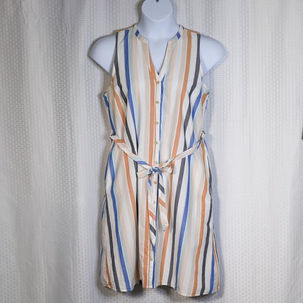 Striped Sleeveless Dress